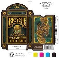 【USPCC撲克】BICYCLE Steampunk Cthulhu 紀念 撲克牌 -S1032272705