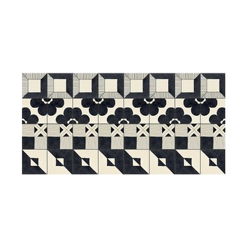 【好物良品】120x240cm_設計款頂級剪裁防油防水減壓皮革廚房地墊-普普印象