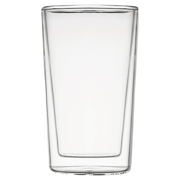 Driver 耐熱雙層玻璃杯 400ml  透明色  1個