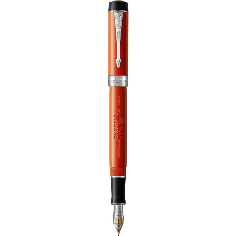 PARKER パーカー 万年筆 デュオフォールド クラシック ビッグレッドCT 中字 18金ペン先 ギフトボックス入り 正規輸入品 1931