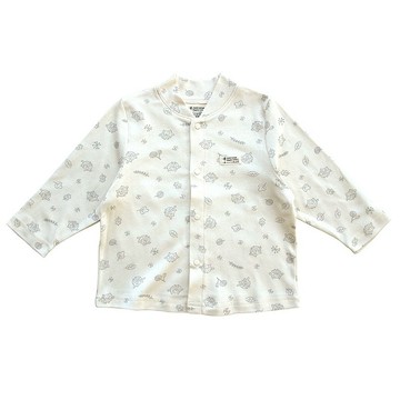 有機棉嬰幼兒超柔薄外套-原米貓頭鷹