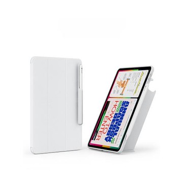 2024iPadPro防彎保護套帶磁吸筆槽適用Air4/5防摔9代防污保護殼11/10.2寸10.9全包硬殼