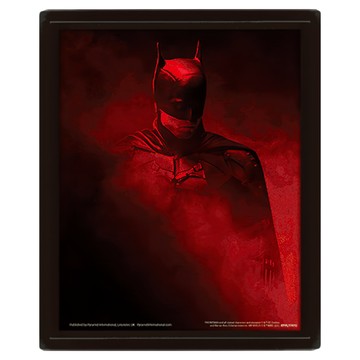 Batman 蝙蝠俠 3D海報含框 VENGEANCE  28.3 × 23.2cm