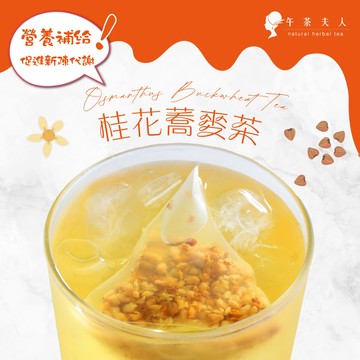 【APP限定】午茶夫人 桂花蕎麥茶 10入/袋