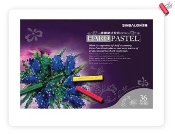 雄獅硬式粉彩條36色
