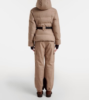 Brunello Cucinelli Virgin wool flannel down jacket