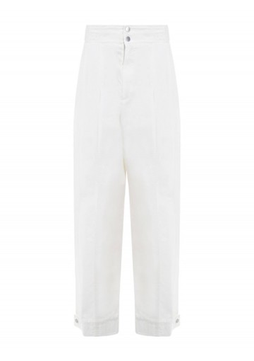 Bottega Veneta - Pants - Womens - White