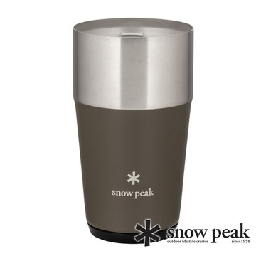 出清特價【snow peak 日本】 真空啤酒厚平底杯16oz『橄欖綠』TW-470 咖啡杯.茶杯.水杯.露營.戶外.居家.杯具