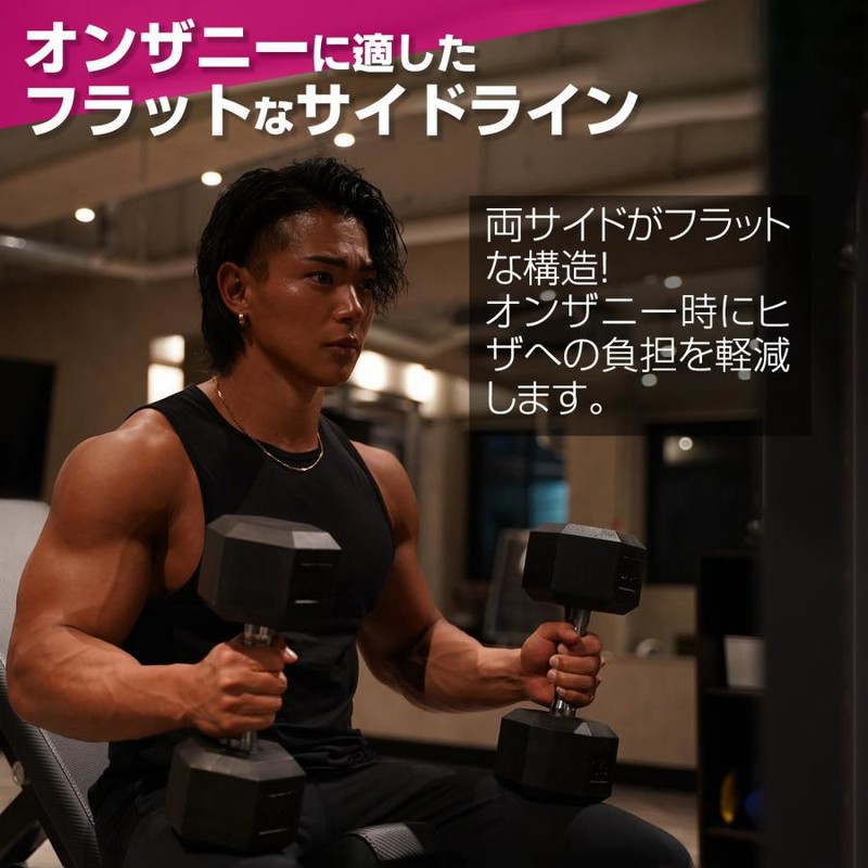 TOP FILM ダンベル 鉄アレイ 7.5kg 2個セット 15kg ヘックス