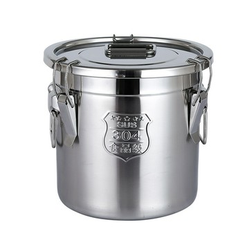 楓林宜居 特厚304不銹鋼密封桶面粉桶家用50斤裝米桶防潮防蟲儲米罐裝酒缸