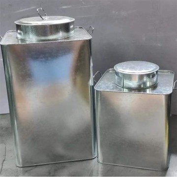 茶葉罐子大罐二斤五斤方形茶罐傳統鍍鋅白鐵皮小青柑普洱陳皮茶桶