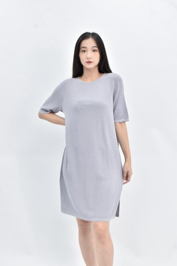 (M) giordano ladies 短袖灰色洋裝