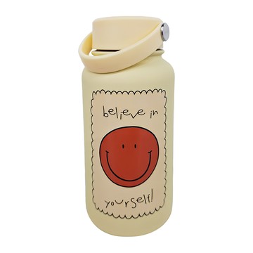 手提式水壺-650ML-C款  奶油色  1個