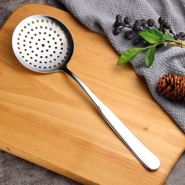 出口Bernardo 18-10不銹鋼平漏花椒漏勺撈花椒漏眼勺火鍋小漏勺