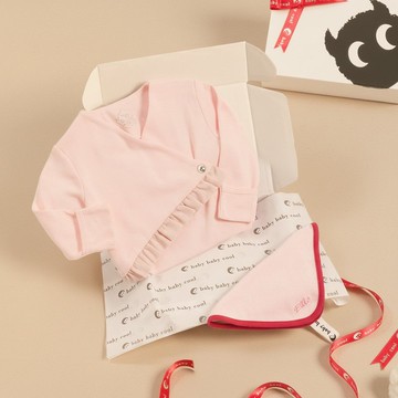 客製化姓名 新生兒禮物 荷葉搖擺新生兒包屁衣 彌月禮 有機棉童裝