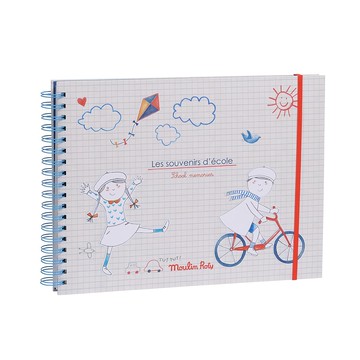 Moulin Roty 回憶收集 盒裝設計質感紀念冊 可記錄生活點滴  假日系列  1組