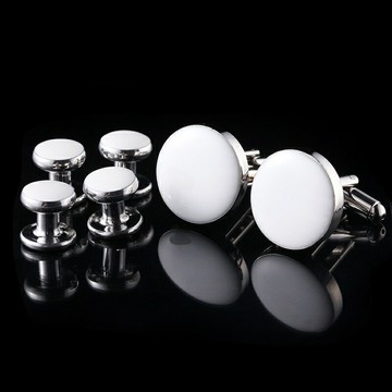 【巴黎精品】現貨+預購 袖扣金屬襯衫扣-父親節禮物滴膠袖扣6件組男配件v1aj83