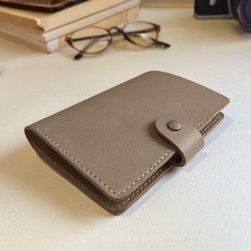 【 新品推薦 】Granada 皮革護照夾/護照套/植鞣革 -岩灰色