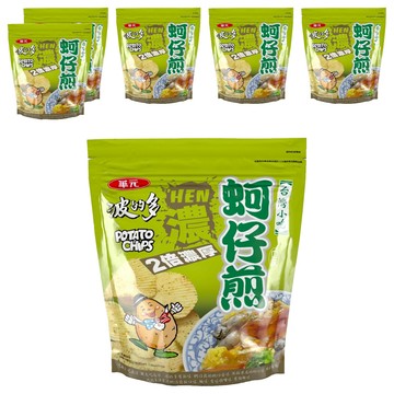 華元 波的多洋芋片 HEN濃厚蚵仔煎口味  213g  6包