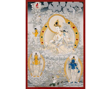 觀音唐卡 | 西藏藝術 促進慈愛與內心平靜