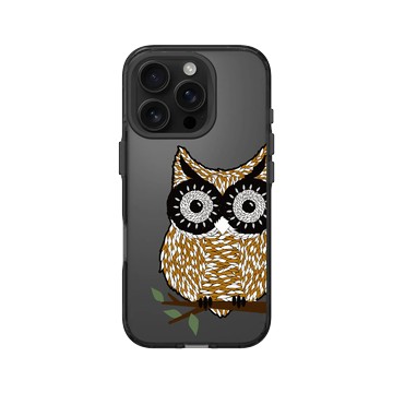 iPhone 16 Pro Clear 酷墨灰 - 花生騷 WasangShow - 貓頭鷹