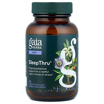 Gaia Herbs, SleepThru®，60 粒液體 Phyto-Caps® 膠囊