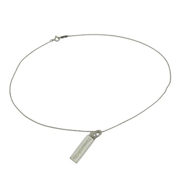 【二手名牌BRAND OFF】TIFFANY&Co. 蒂芙尼 925純銀 1837 Logo Bar 項鍊