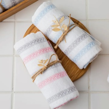 雲御織 MIT 頂級細緻PIMA棉毛巾 2入組 - 粉紅色+粉紅色