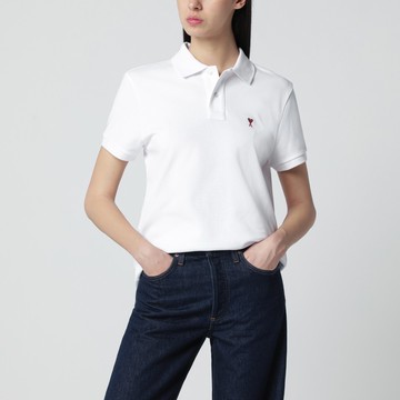 White Ami De Coeur polo shirt