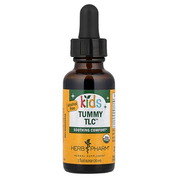 Herb Pharm, Kids Tummy TL，無乙醇，1 液量盎司（30 毫升）