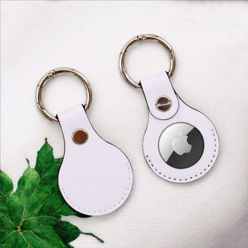 AirTag皮革皮套鑰匙圈 雙面皆可印刷