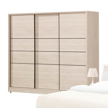 【Hampton 漢汀堡】伊恩7尺推門衣櫥