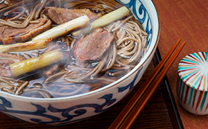 合鴨(あいがも)そば2食セット｜北海道 滝川市 アイガモ 合鴨 あいがも 肉 お肉 蕎麦 そば ソバ セット 詰め合わせ 詰合せ