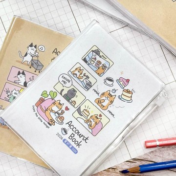 四季SEASON 2026年 超值家計簿 50K-魚貓/甜貓