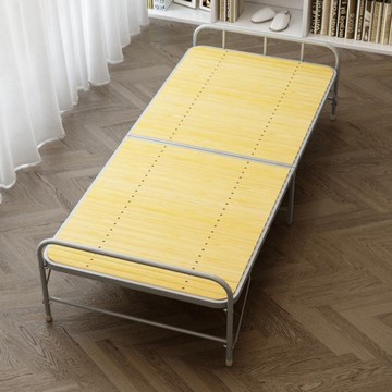 竹床折疊床 單人簡易家用辦公室成人硬板午睡便攜涼床午休經濟型