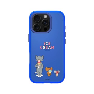 iPhone 16 Pro Clear 激光藍 - 湯姆貓與傑利鼠 Tom and Jerry - Ice Cream