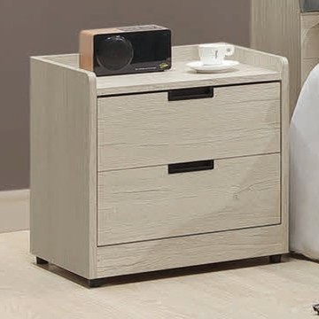 文創集 賽斯1.6尺二抽床頭櫃(二色可選)-48x40x50cm免組