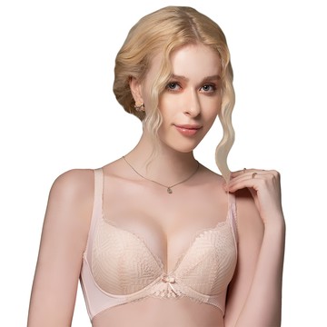 【思薇爾】S挺美力系列B-E罩背心型蕾絲包覆塑身內衣(柔膚色)