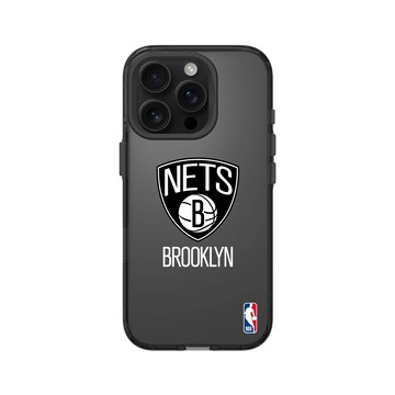 iPhone 16 Pro Clear (相機按鈕) 酷墨灰 - NBA - Logo-布魯克林籃網 Brooklyn Nets - Light