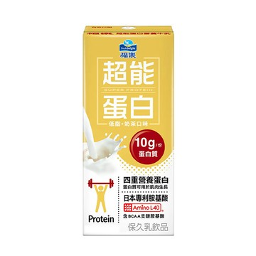 福樂 超能蛋白營養牛乳奶茶口味200mlX24瓶