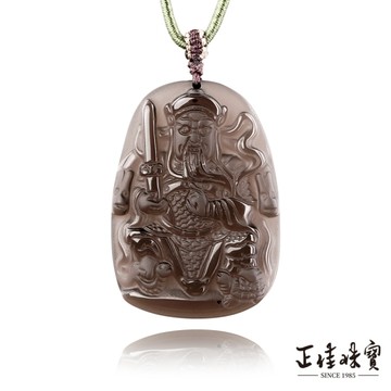 【正佳珠寶】冰曜石 高品冰種黑曜 玄天上帝 27g 冰種黑曜石吊墜