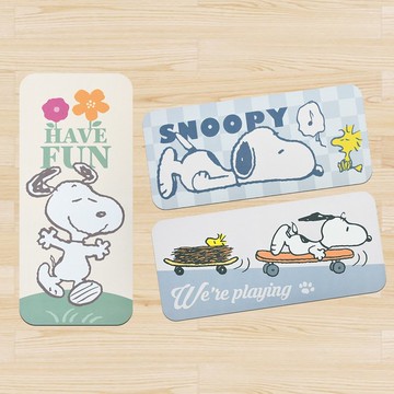 【MORINO】SNOOPY史努比加長吸水止滑地墊_90X40cm