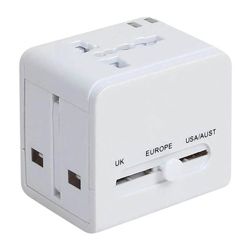 DTAudio 1500W萬國旅行充  6cm  白色  1個