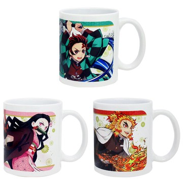 【日本正版】鬼滅之刃 陶瓷馬克杯 350ml 日本製 馬克杯 咖啡杯 竈門炭治郎 竈門禰豆子 煉獄杏壽郎