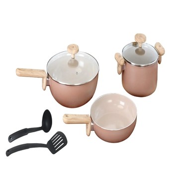 西華 森暮陶瓷不沾七件組