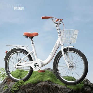 22英寸/24英寸 實心輪單車（成人腳踏車/代步上班自行車/輕便通勤單車/淑女車）