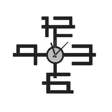 掛鐘/壁鐘 英倫家居 超靜音設計壁貼時鐘 藝術時刻 台灣高品質機芯 創意 布置 850