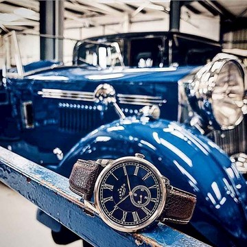 Camden Watch NO29系列 純英國血統 單眼秒針大錶盤紳士真皮腕錶