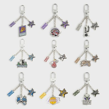 AirRoom 2026SS Kith NBA Keychain 魔術 湖人 馬刺 太陽 暴龍 熱火 76 灰狼 鑰匙圈