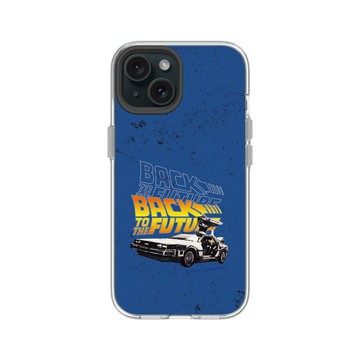 iPhone 15 Clear 透明 - Back to the future - Back To The Future Neon